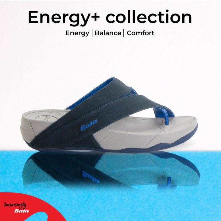 *Best Seller* Bata Energy+ รองเท้าแตะ รองเท้าเพื่อสุขภาพ รองเท้าลำลอง รองเท้าแฟชั่นผู้ชาย ใส่สบาย รองเท้าฮิต สีดำ รหัส 8716843