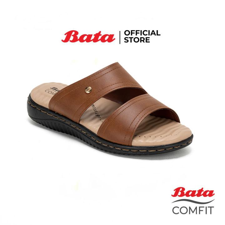 Bata Comfit บาจา คอมฟิต รองเท้าเพื่อสุขภาพ รองเท้าแตะเพื่อสุขภาพ รองเท้าแตะ รองเท้าลำลอง รองเท้าใส่สบาย สำหรับผู้หญิง รุ่น Achoy สีแทน 6613877