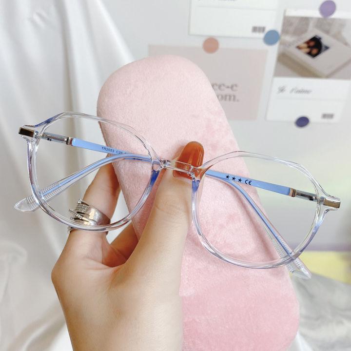 AI FASHION แว่นกรองแสงคอมพิวเตอร์ แว่นกรองแสงสีฟ้า แว่นตาสำหรับสายตา แว่นตาเลนส์ใส แว่นตาป้องกั แว่นตากันรังสีสำหรับผู้หญิงและผู้ชาย,แว่นตาการ