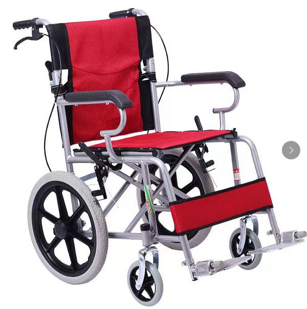 Planet Home วีลแชร์ wheelchair พร้อมส่ง รถเข็น เก้าอี้วีลแชร์แบบพับเก็บได้แบบง่ายๆ เก้าอี้คนพิการและผู้ป่วย ใช้ในบ้านและนอกบ้าน รถเข็นผู้ป่วย